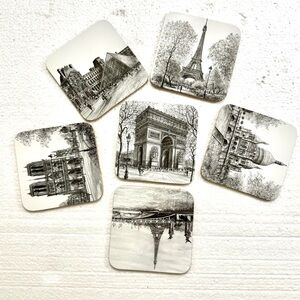 Parisian Landmark Coaster Collection Set of 6 views